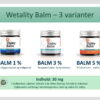 Vitality Balm 5% CBD  med 0,2 % THC