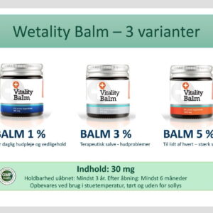 Vitality Balm 5% CBD  med 0,2 % THC