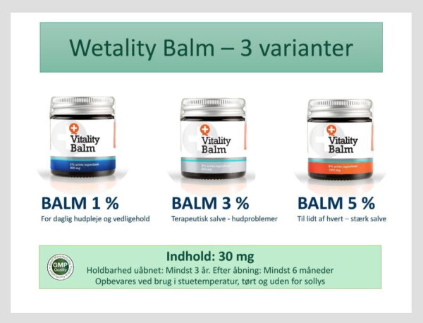 Vitality Balm 5% CBD  med 0,2 % THC
