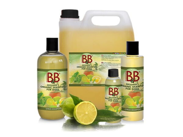 B&B økologisk hundeshampoo med citrus
