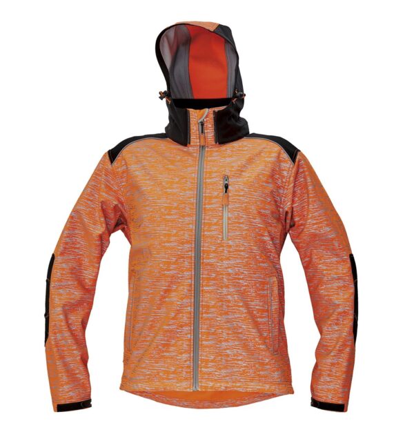 Softshell jakke Knoxfield refleks - Hi-Viz red