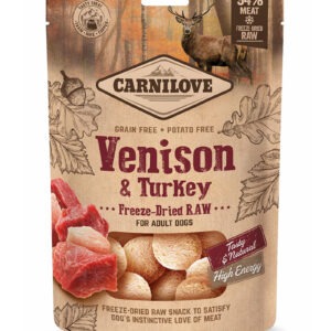 CL Frysetørrede rå snacks vildt og kalkun 60g CL Frysetørrede rå snacks vildt og kalkun 60g