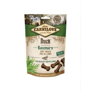 CL Dog Semi Moist Snack Duck m Rosema 200 g